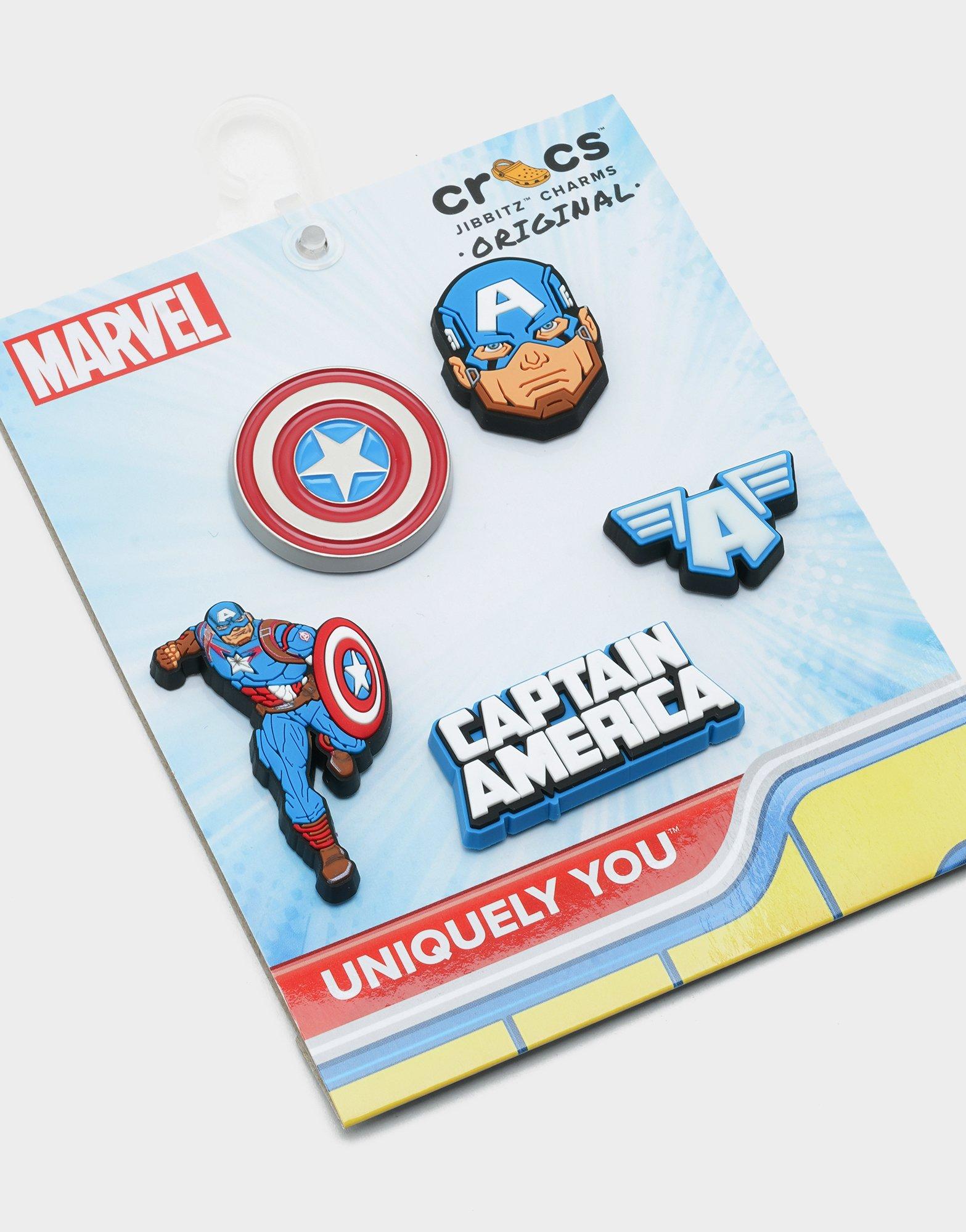 ที่ติดรองเท้า Captain America Jibbitz (5 ชิ้น)