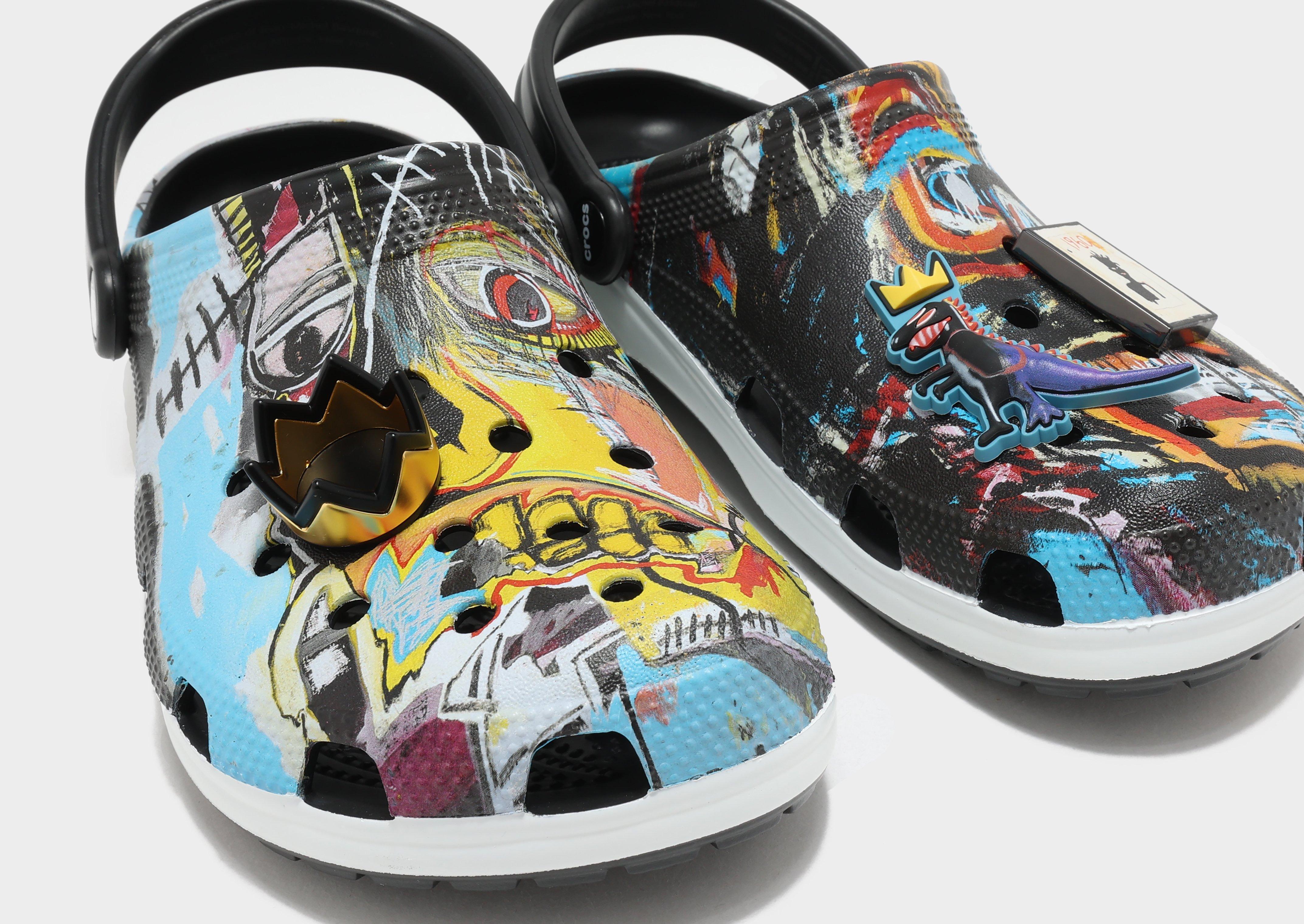 x ARTIST Jean-Michel Basquiat รองเท้าแตะผู้ชาย Classic Clog