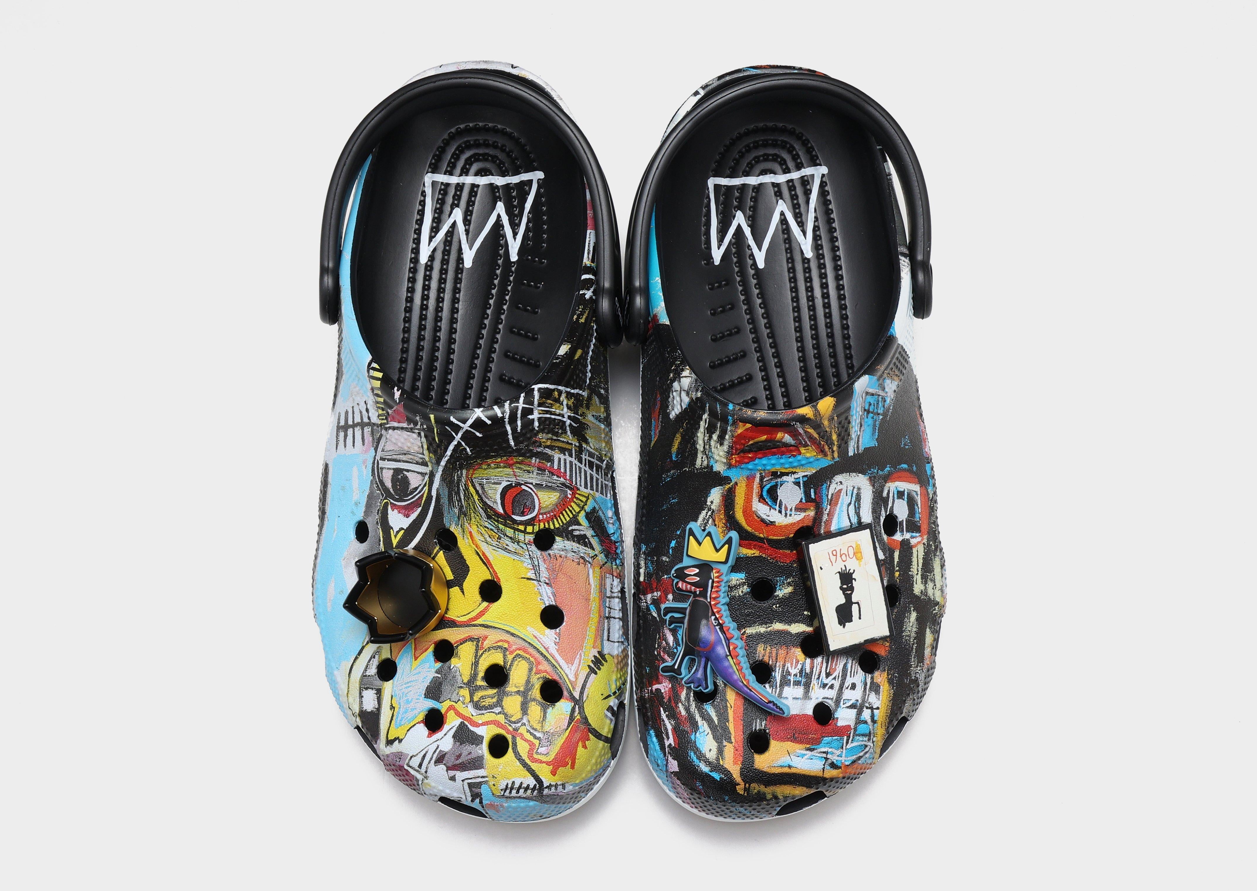 x ARTIST Jean-Michel Basquiat รองเท้าแตะผู้ชาย Classic Clog