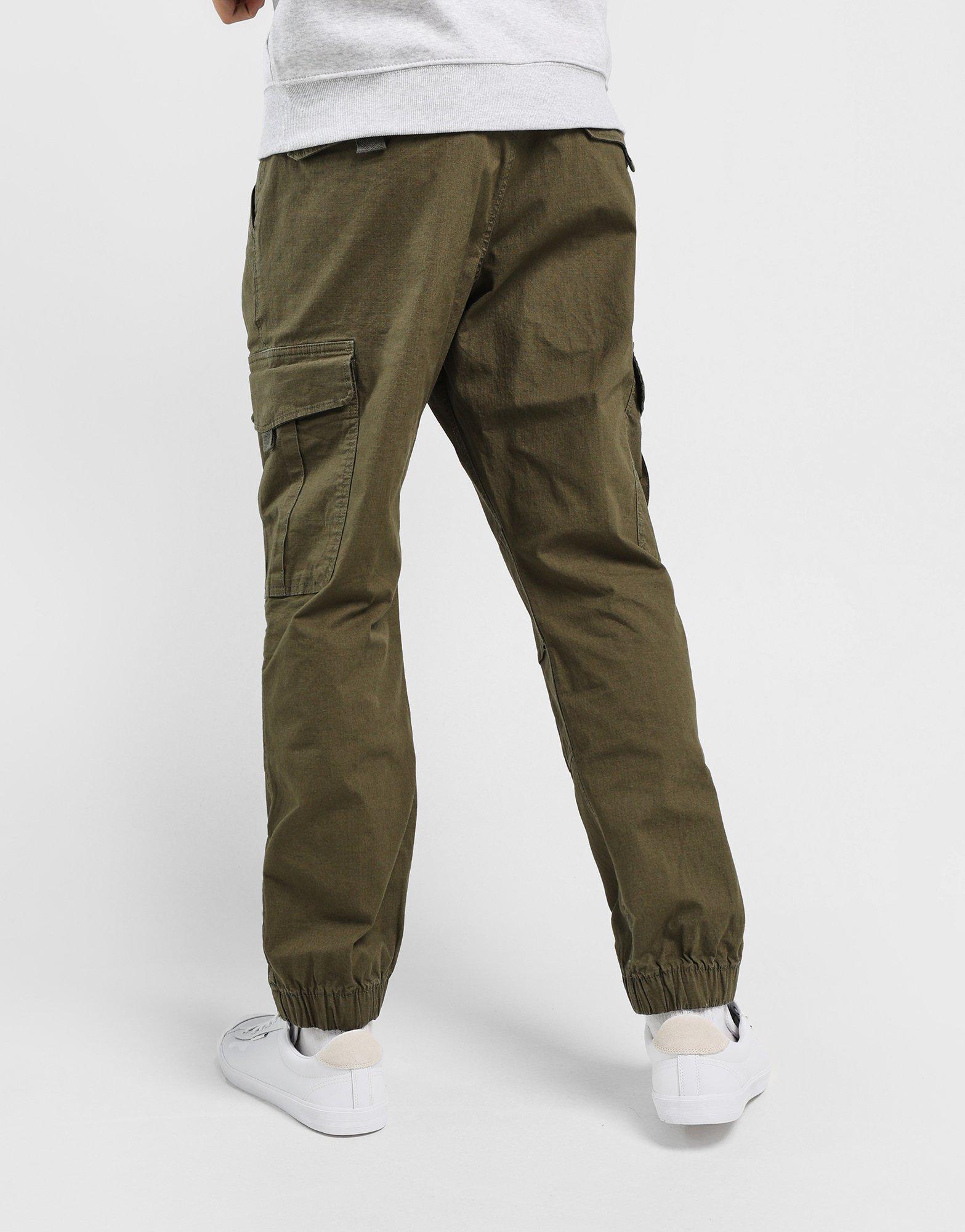 กางเกงขายาวผู้ชาย Ethan Washed Twill Cargo