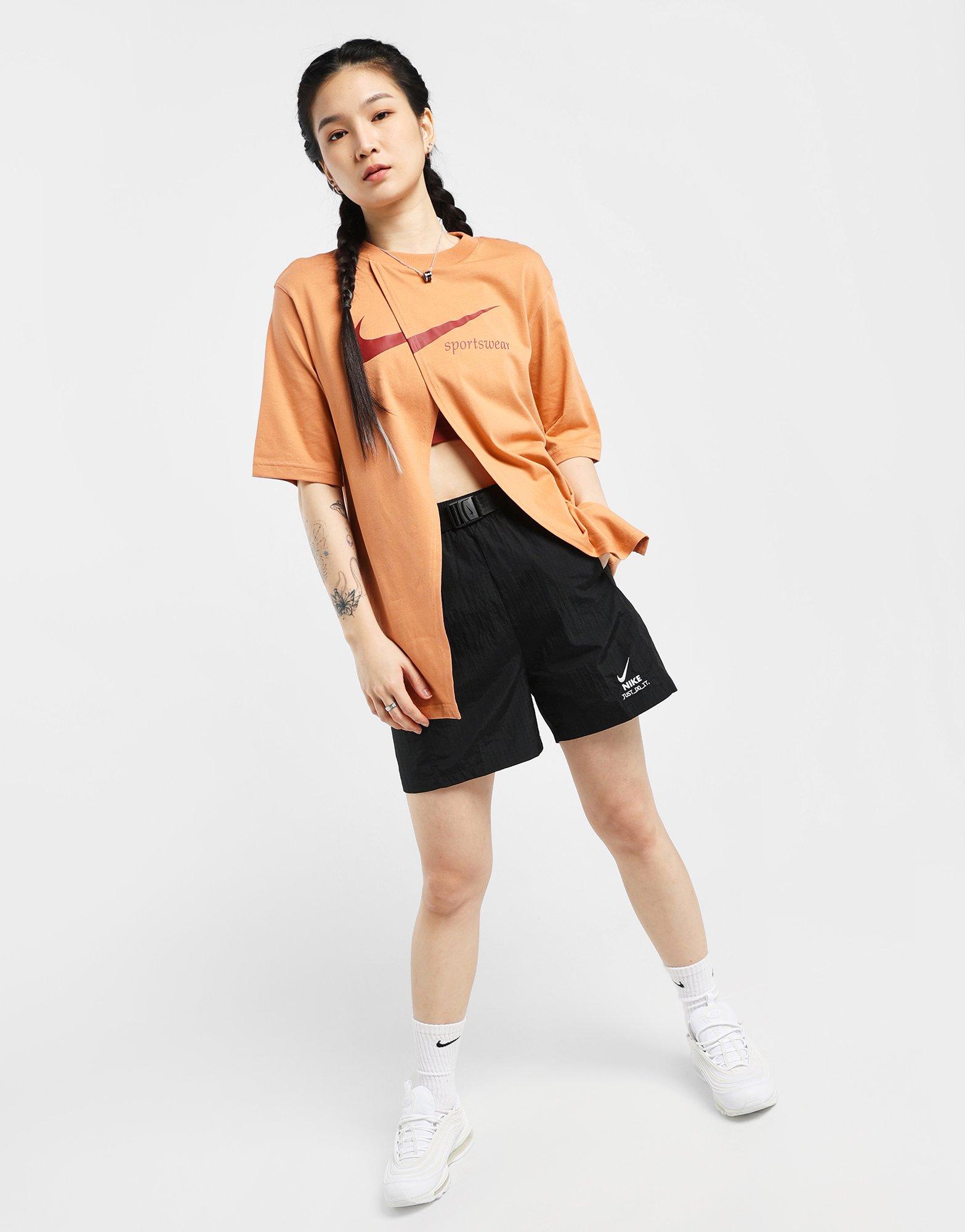 เสื้อยืดผู้หญิง Sportswear Collection Oversized Slit