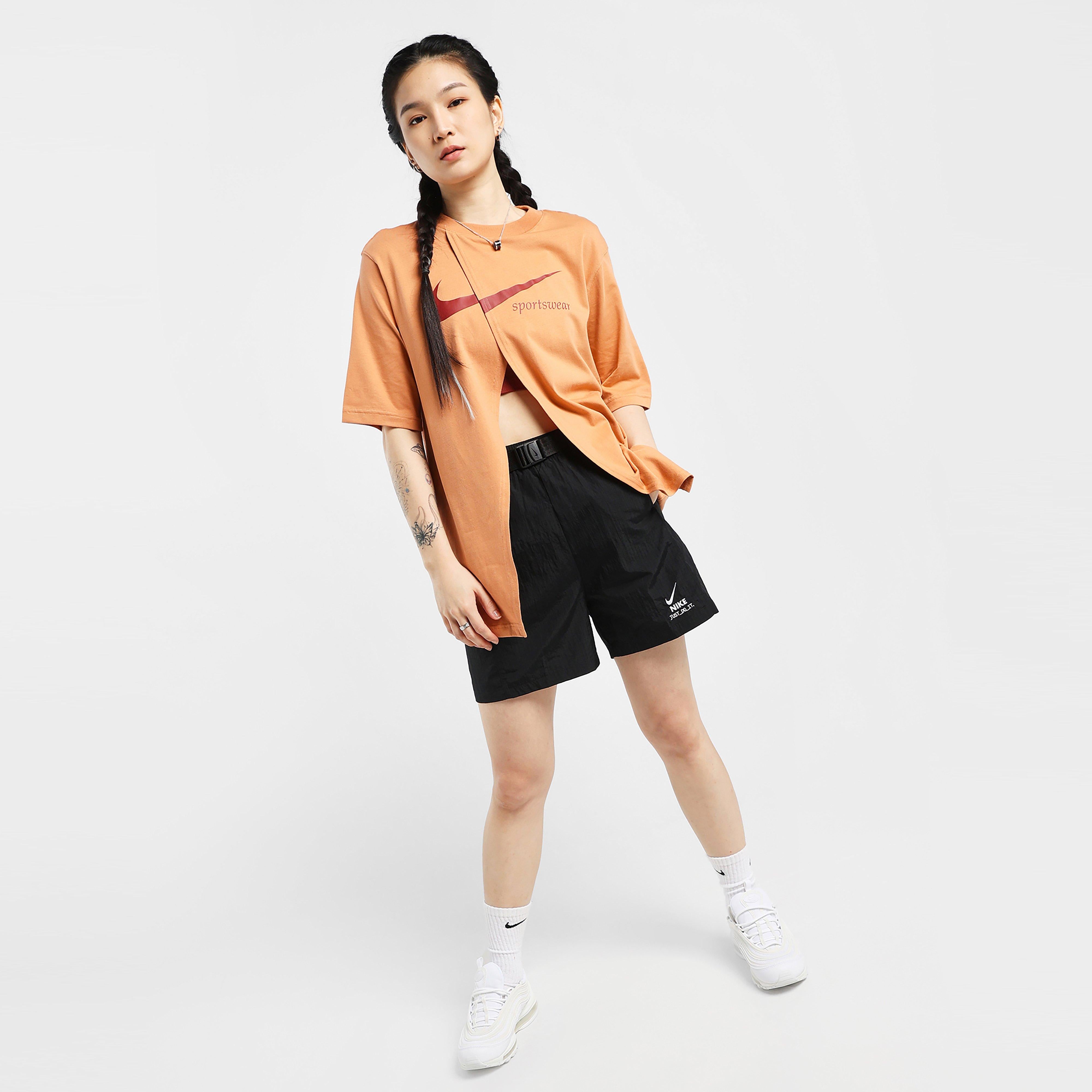 เสื้อยืดผู้หญิง Sportswear Collection Oversized Slit