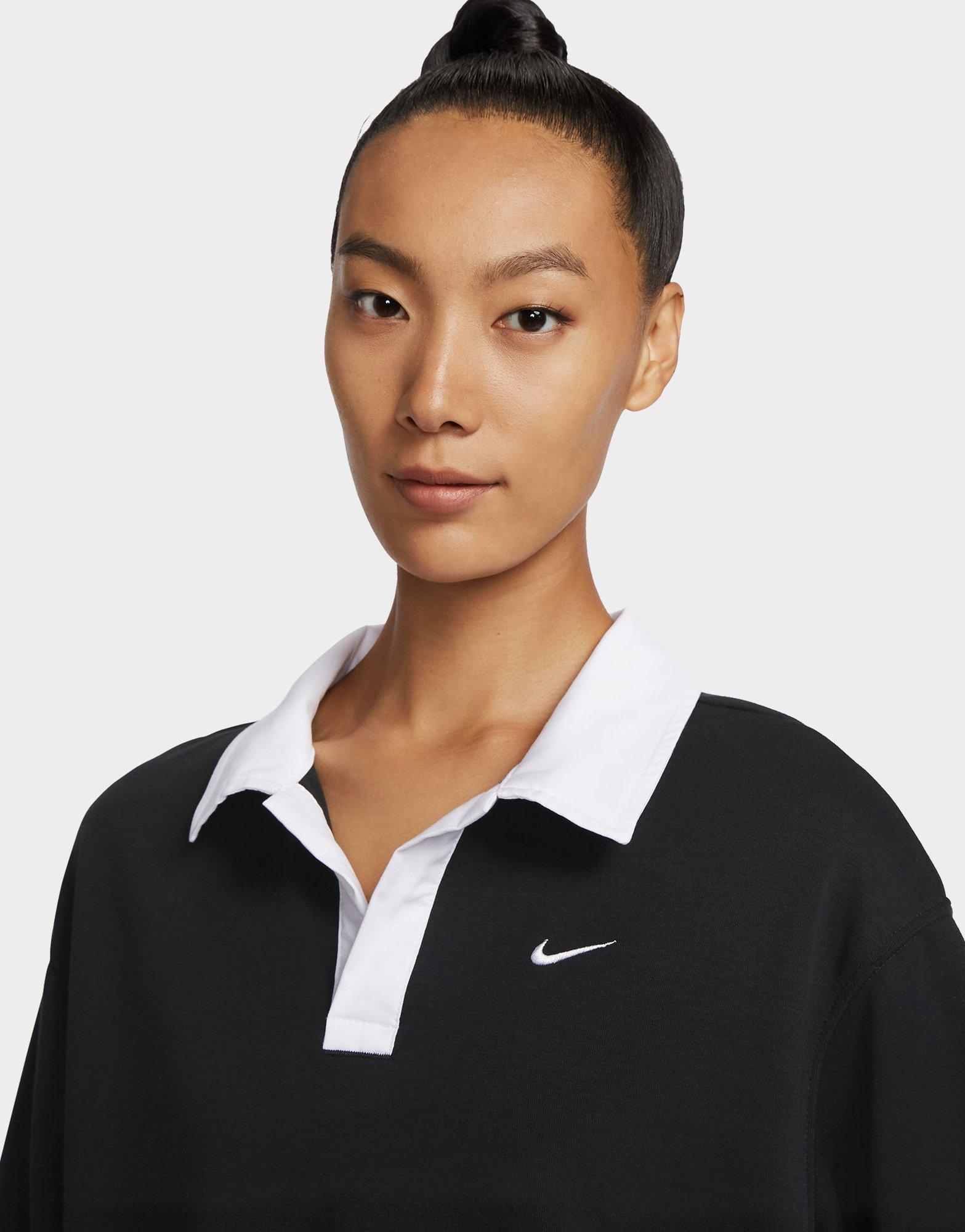 เสื้อแขนยาวผู้หญิง Sportswear Essential Oversized Polo