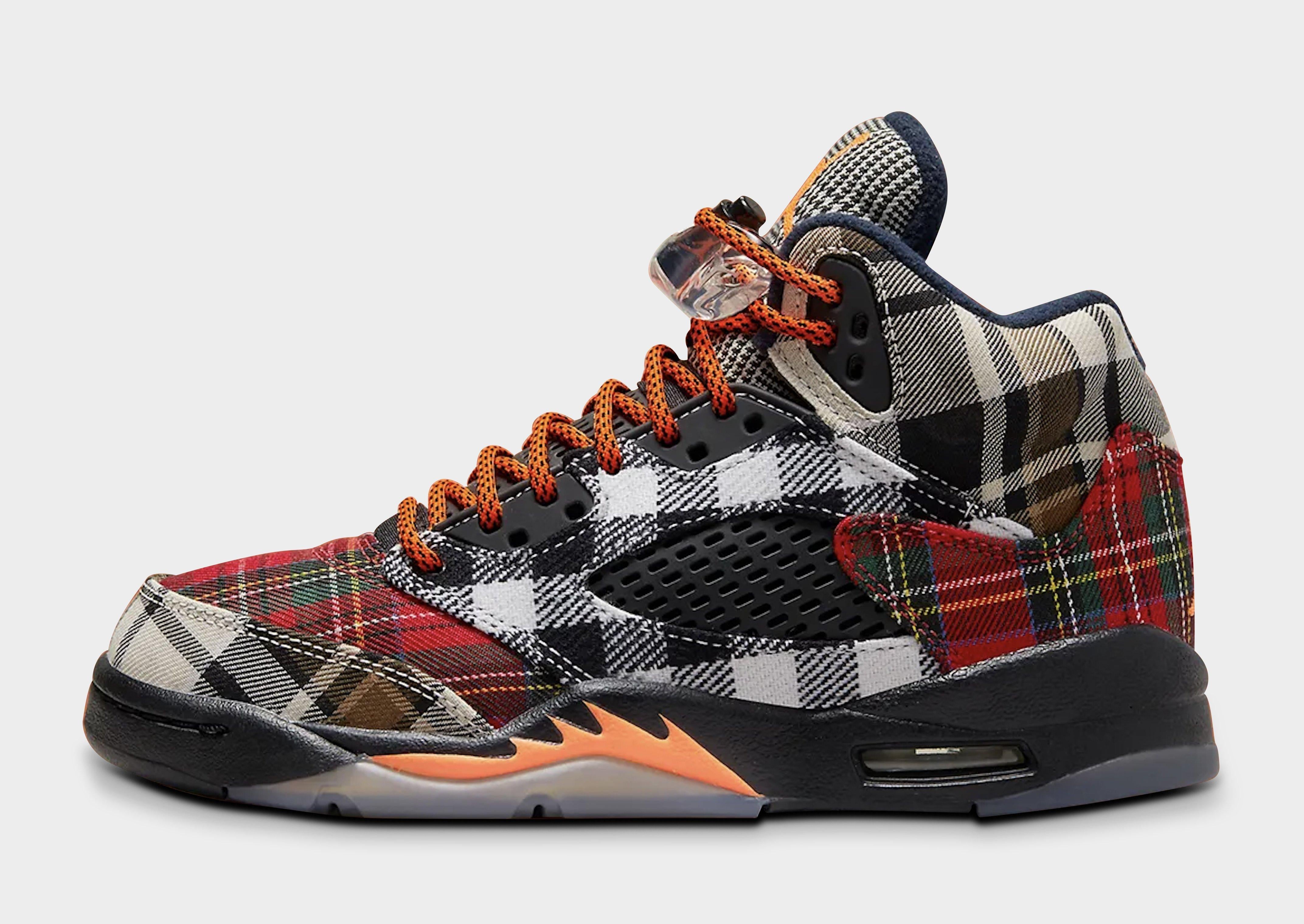 รองเท้าเด็กโต Air 5 Retro Plaid