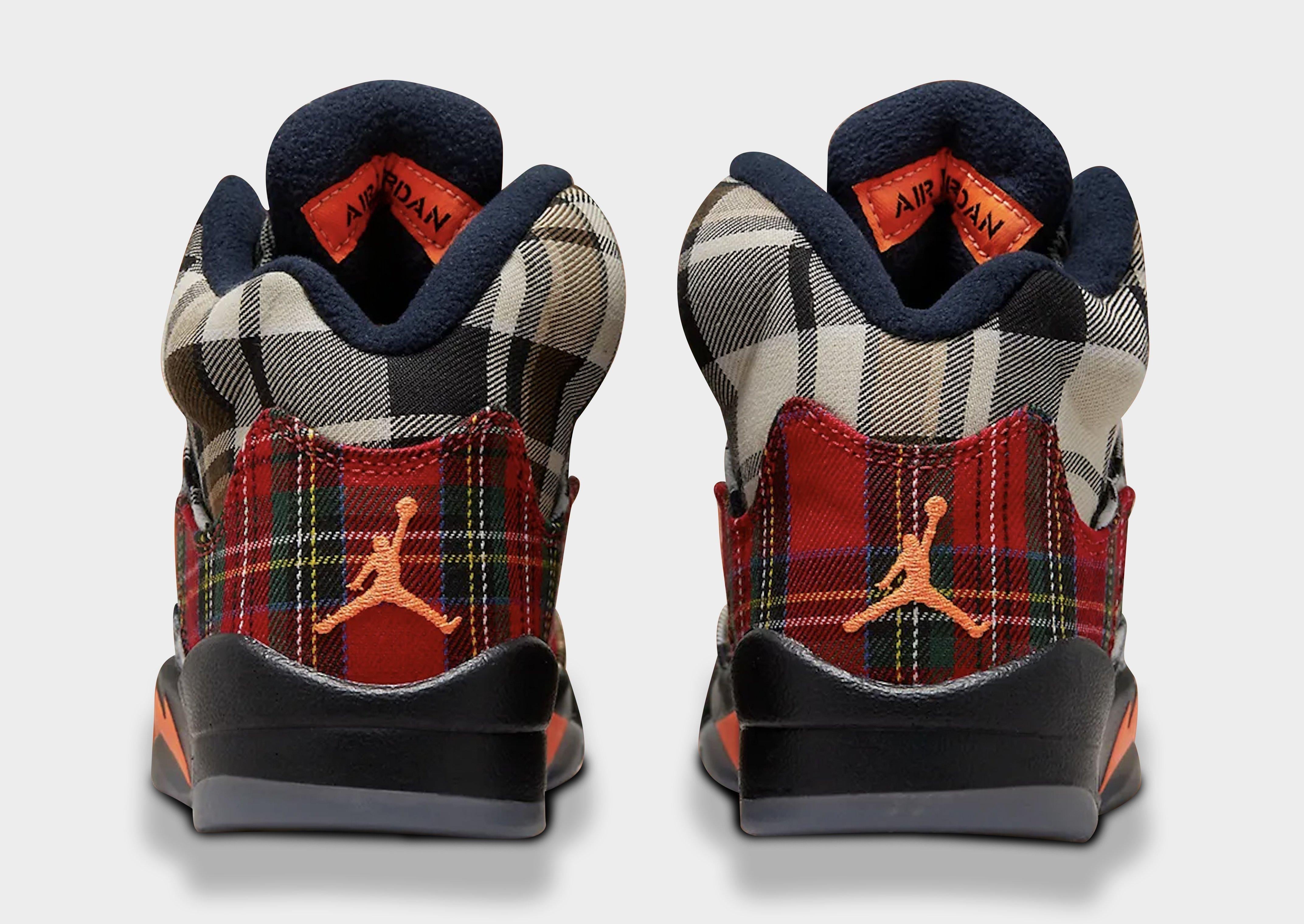 รองเท้าเด็กโต Air 5 Retro Plaid