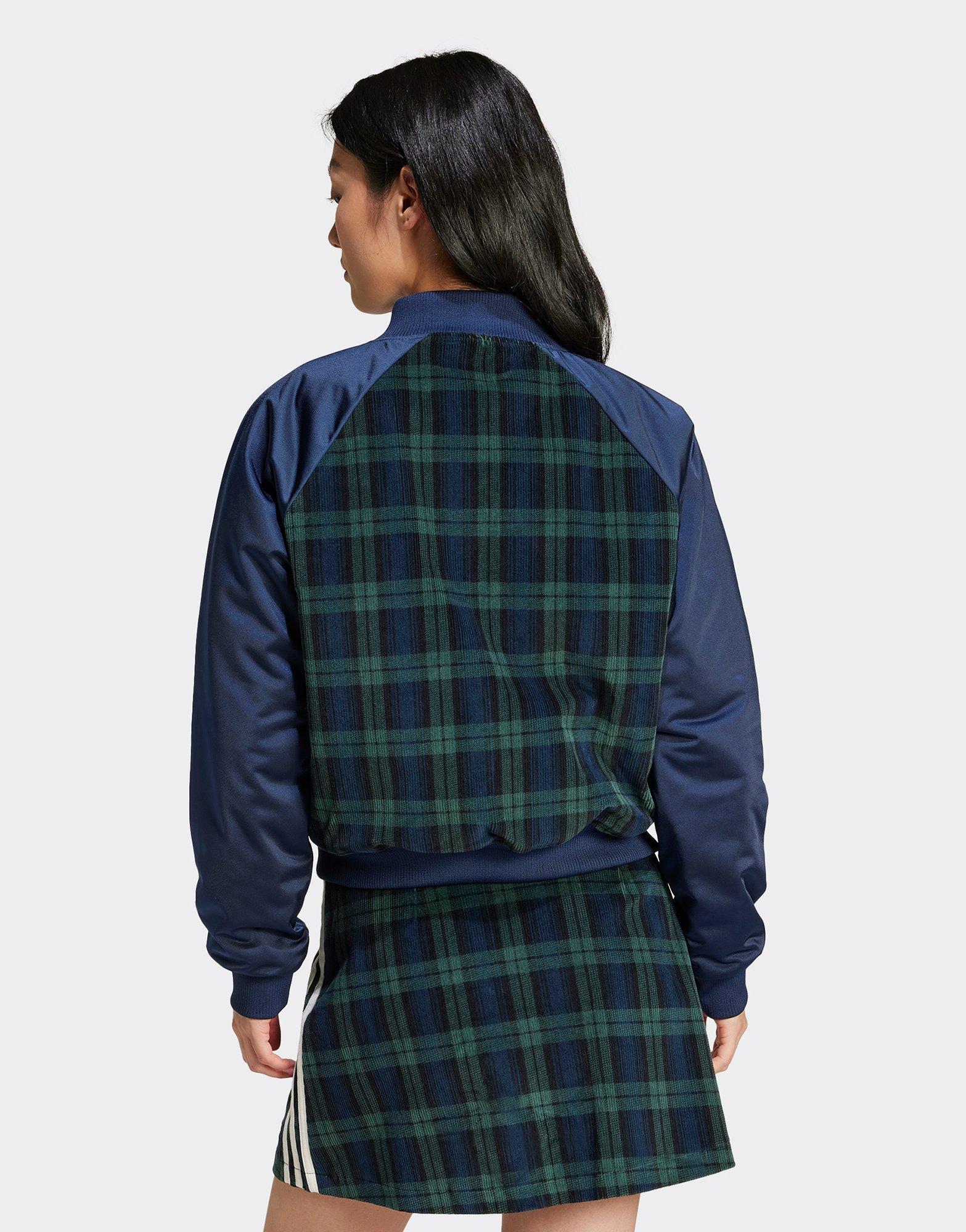 เสื้อแจ็คเก็ตผู้หญิง Tartan Collegiate