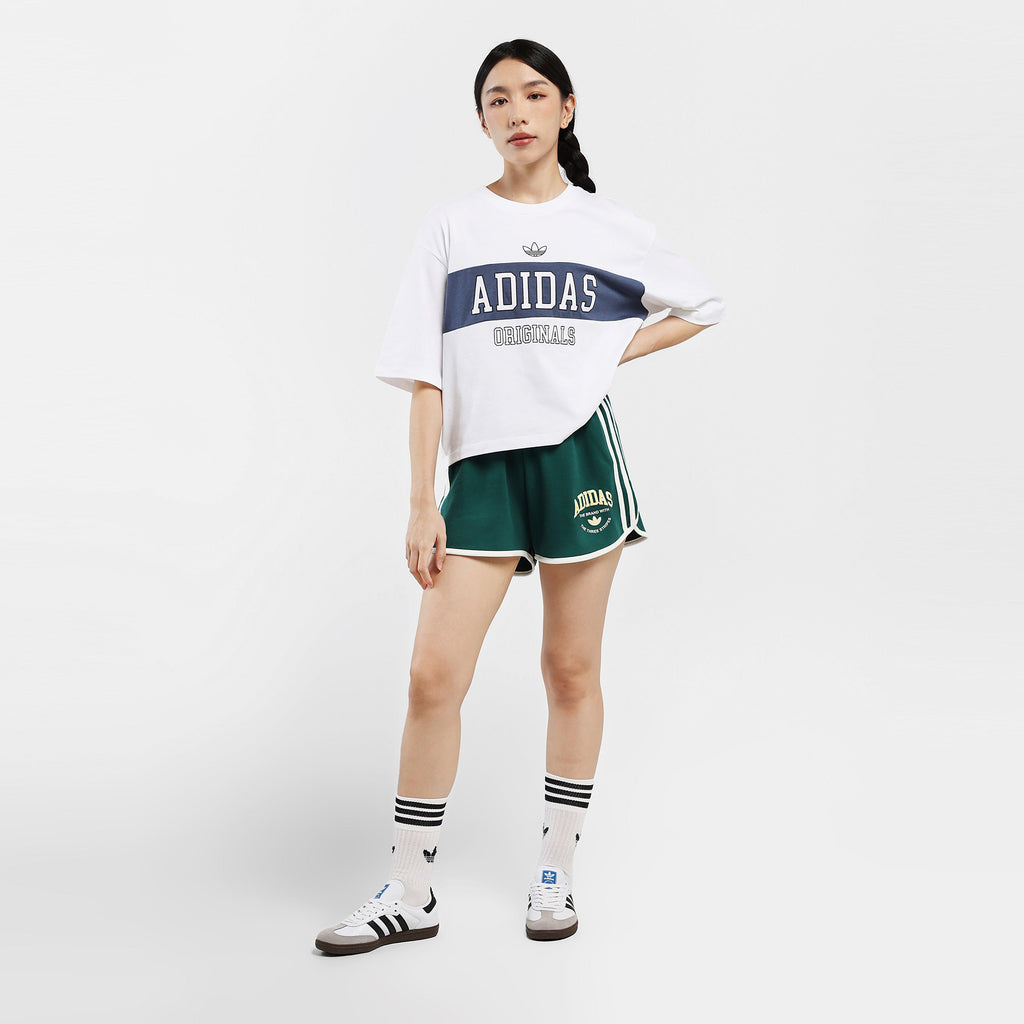 เสื้อยืดผู้หญิง Varsity Crop Panel