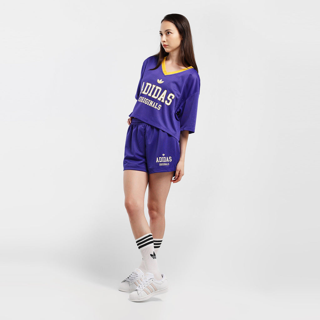 กางเกงขาสั้นผู้หญิง Varsity Mesh