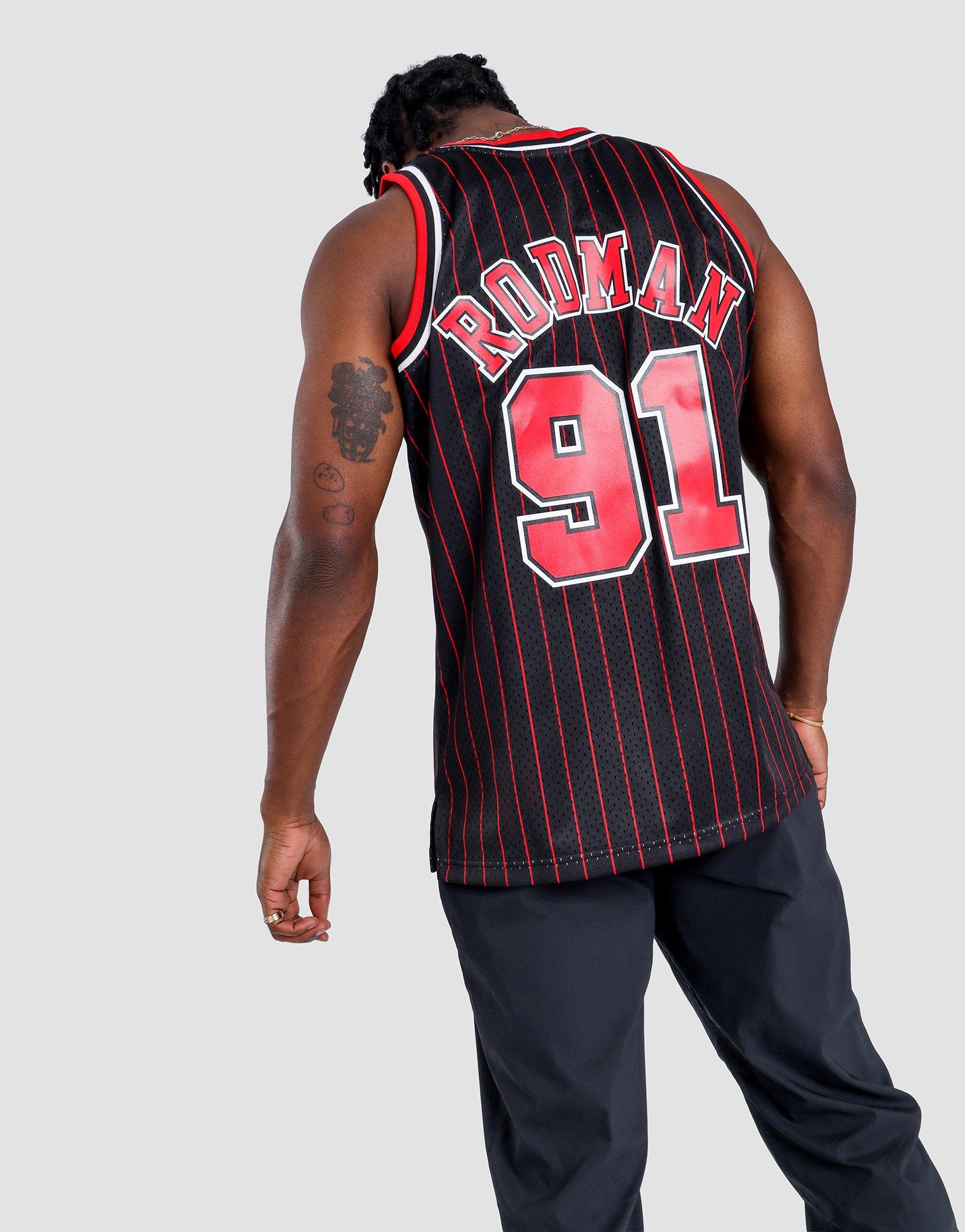 เสื้อกล้ามผู้ชาย Dennis Rodman 1995-96 Hardwood Classic NBA Swingman