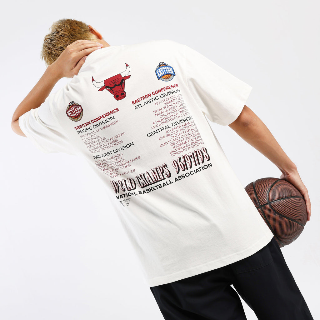 เสื้อยืดผู้ชาย Chicago Bulls Champs Band T-Shirt