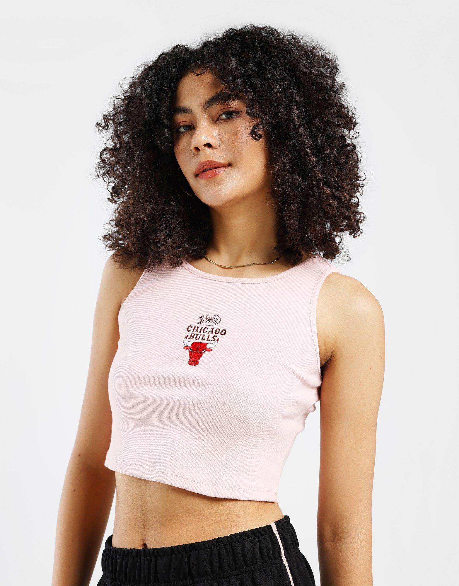 เสื้อกล้ามผู้หญิง Bulls Cotton Rib Crop