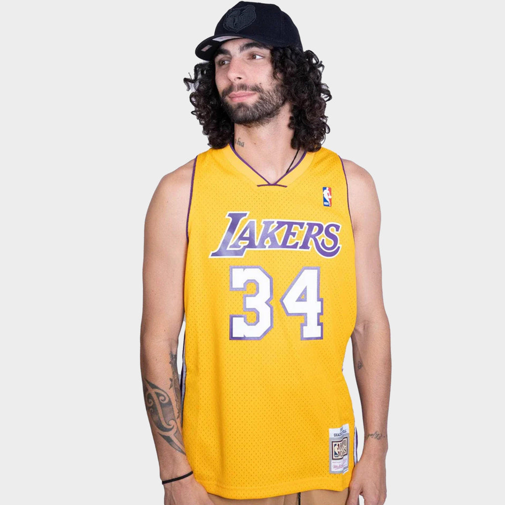 เสื้อกล้ามผู้ชาย LA Lakers 99-00 Hardwood Classic Swingman