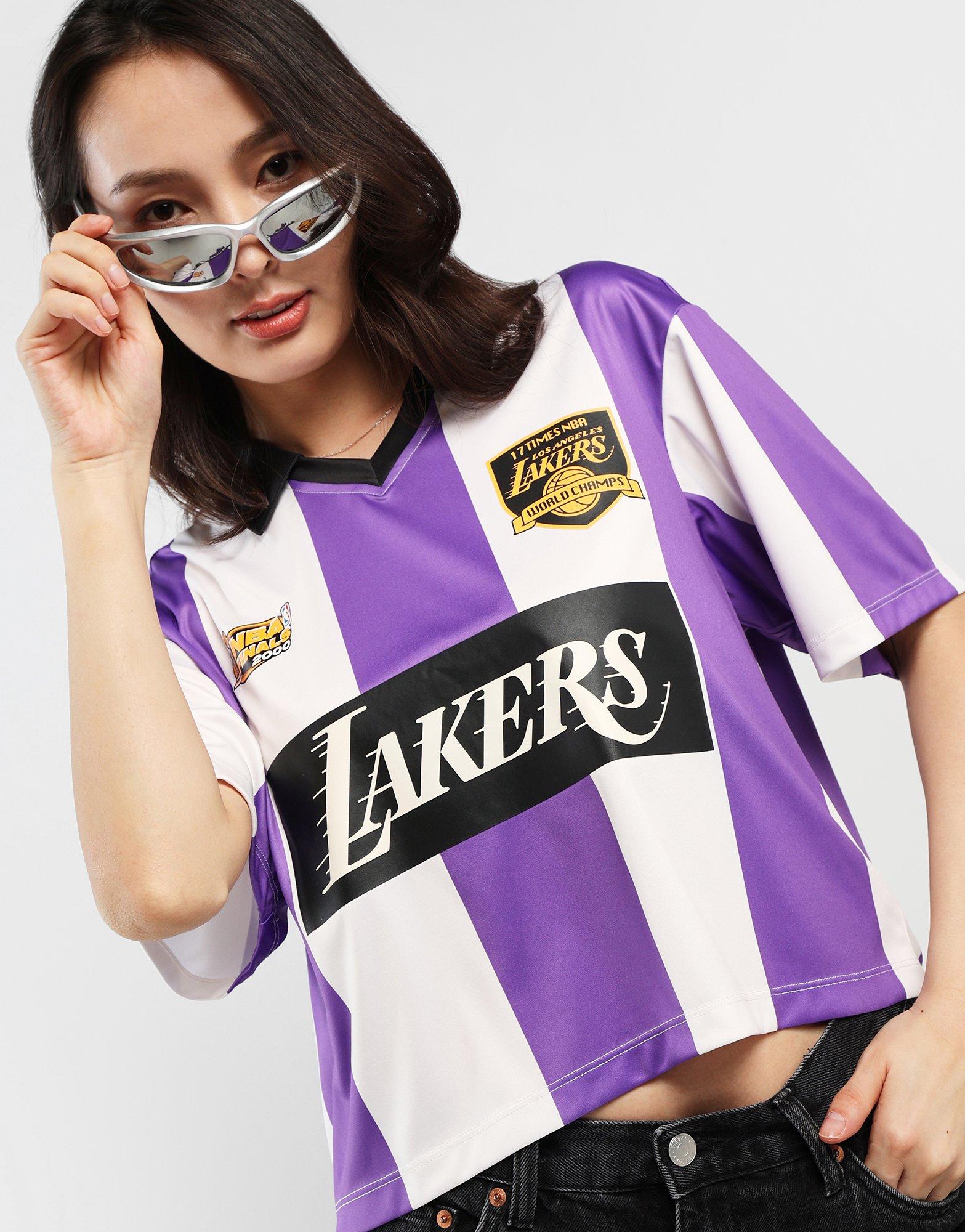 เสื้อแขนสั้นผู้หญิง Sport Lakers Jersey Polo