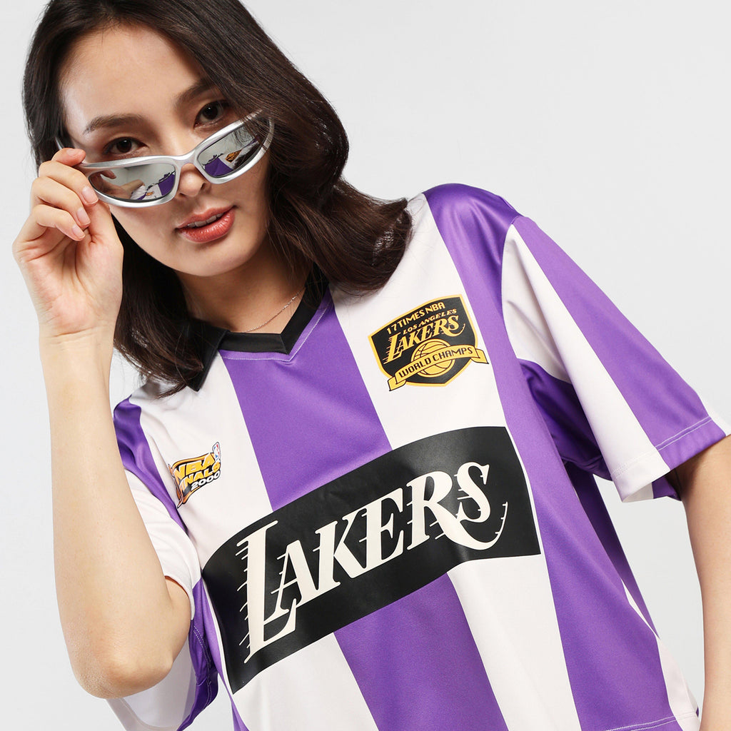 เสื้อแขนสั้นผู้หญิง Sport Lakers Jersey Polo