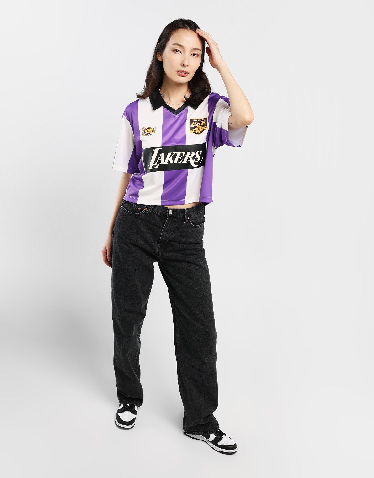 เสื้อแขนสั้นผู้หญิง Sport Lakers Jersey Polo