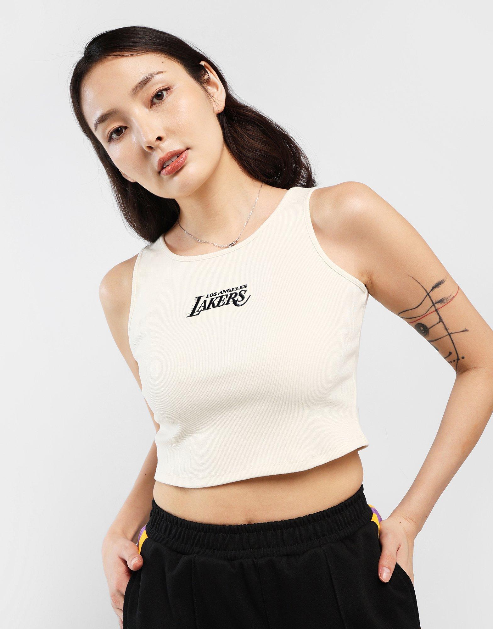 เสื้อกล้ามผู้หญิง Lakers Rib Crop