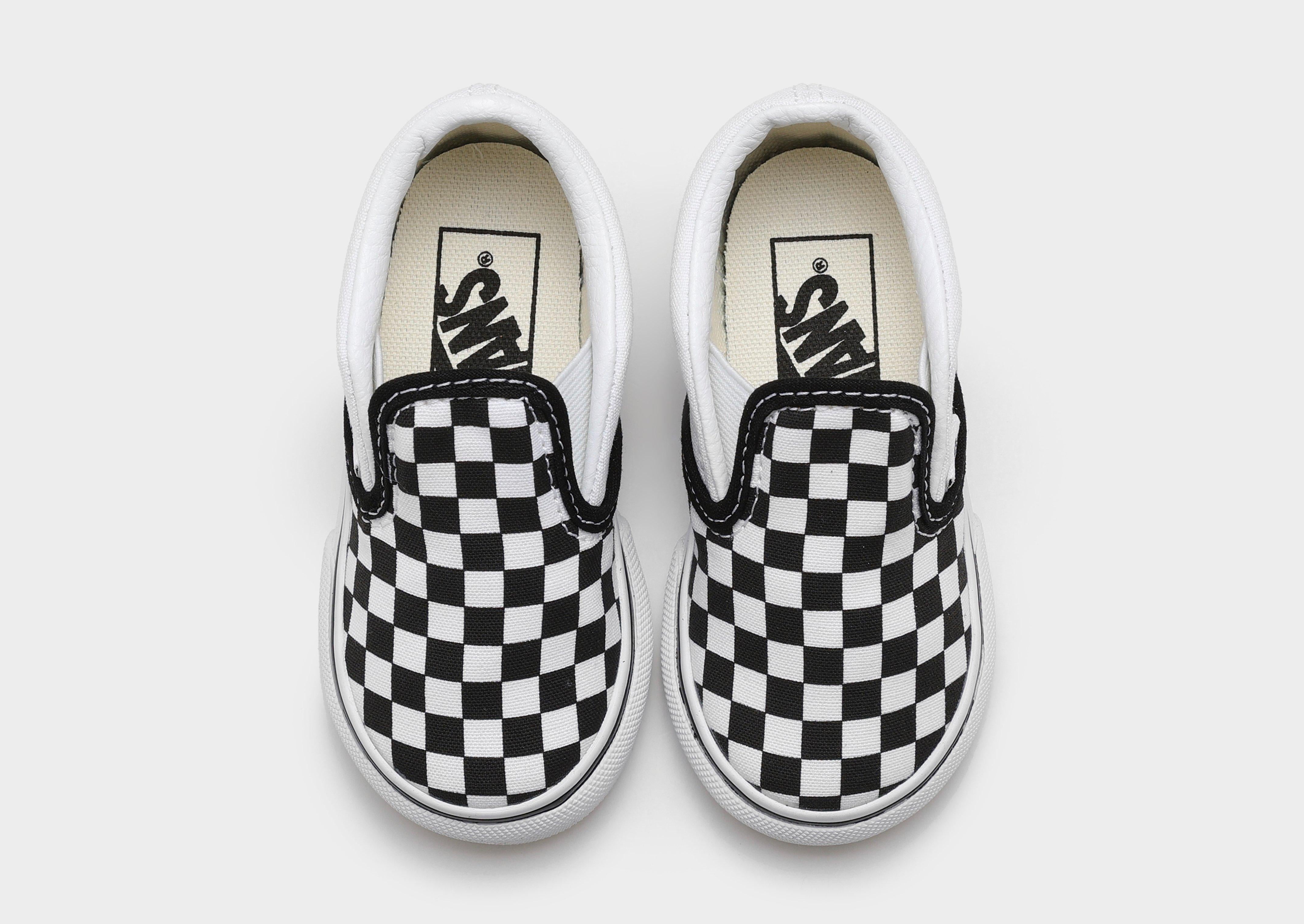 รองเท้าเด็กวัยหัดเดิน Classic Slip-On Checkerboard