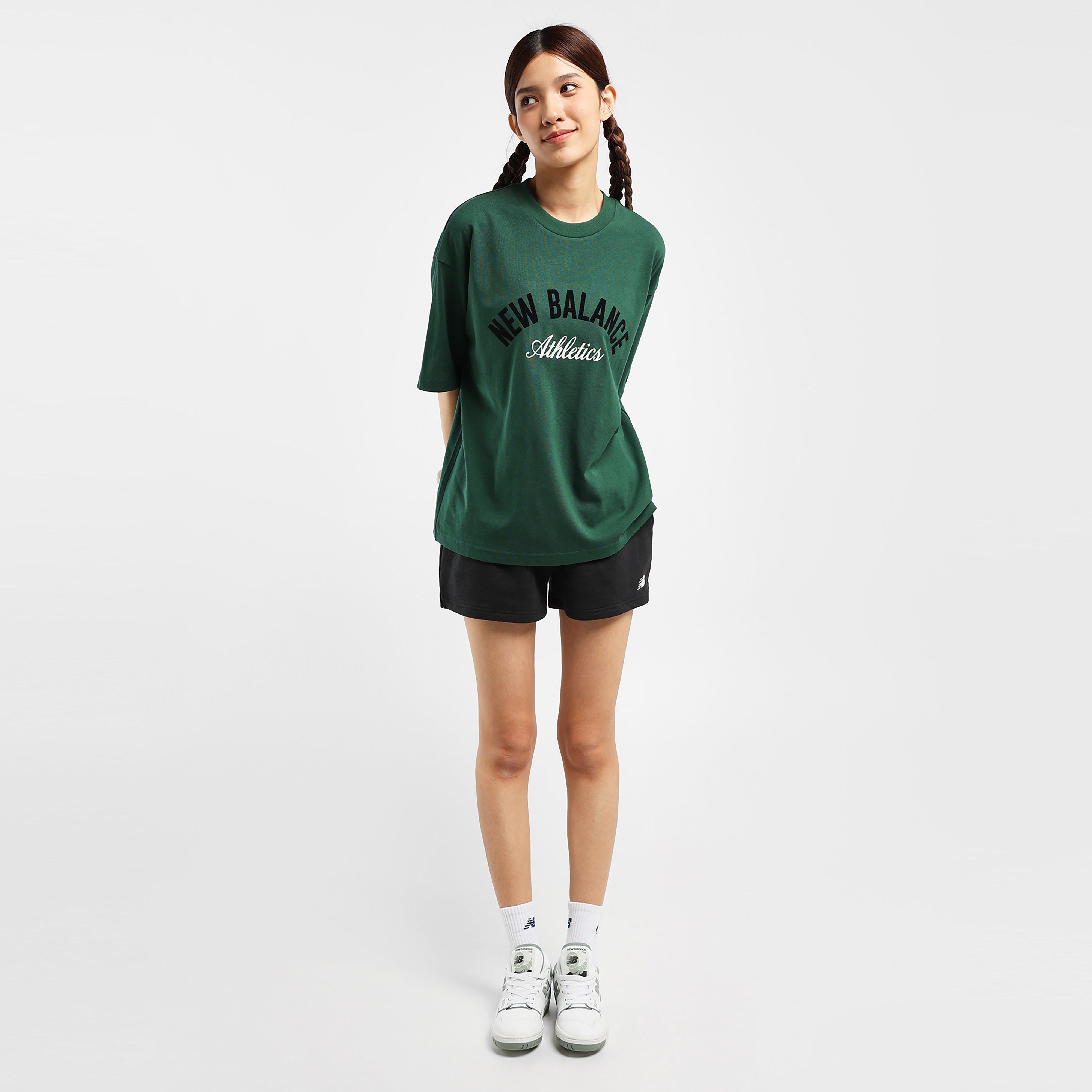 เสื้อยืดผู้หญิง Athletics Graphic Oversized