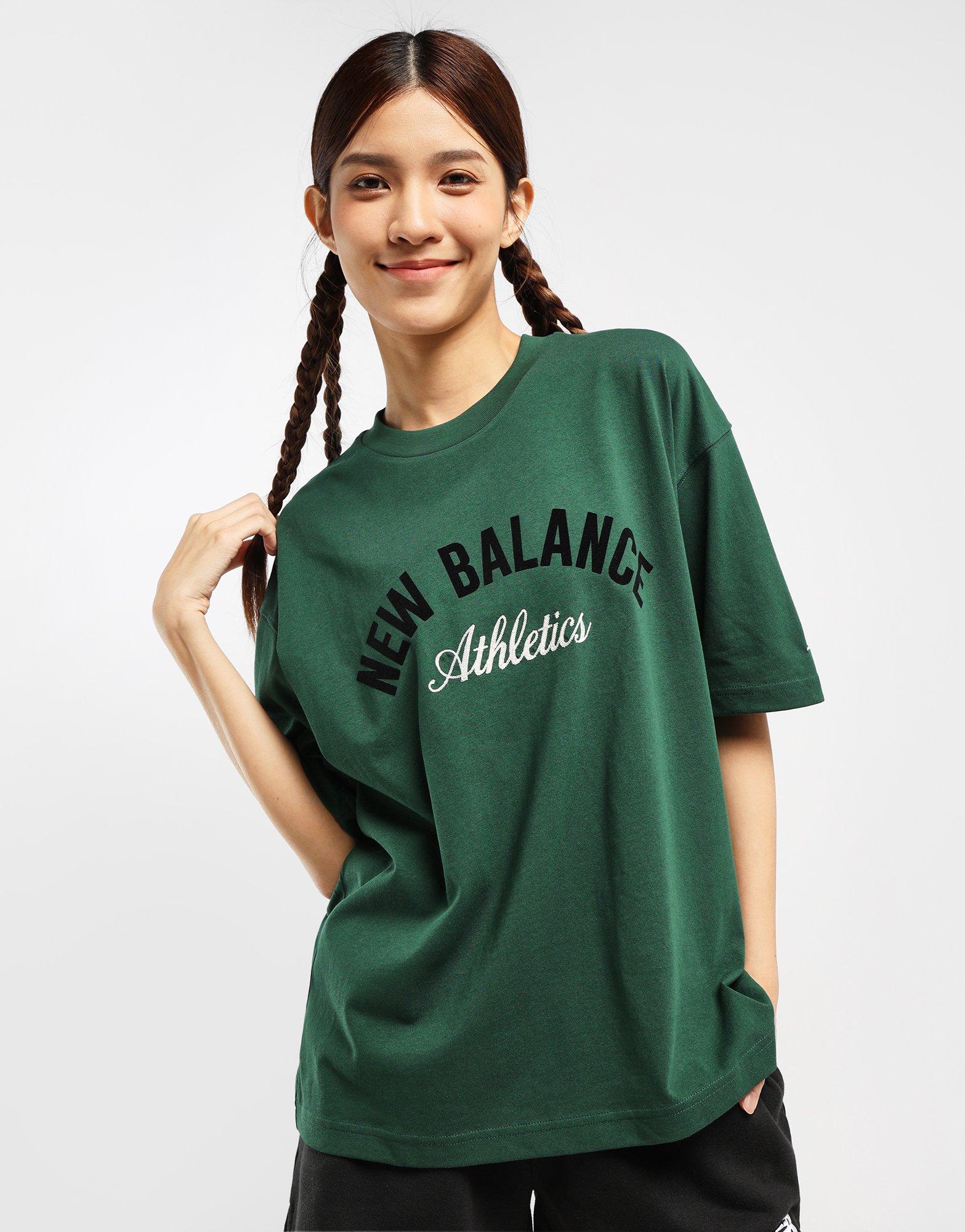 เสื้อยืดผู้หญิง Athletics Graphic Oversized